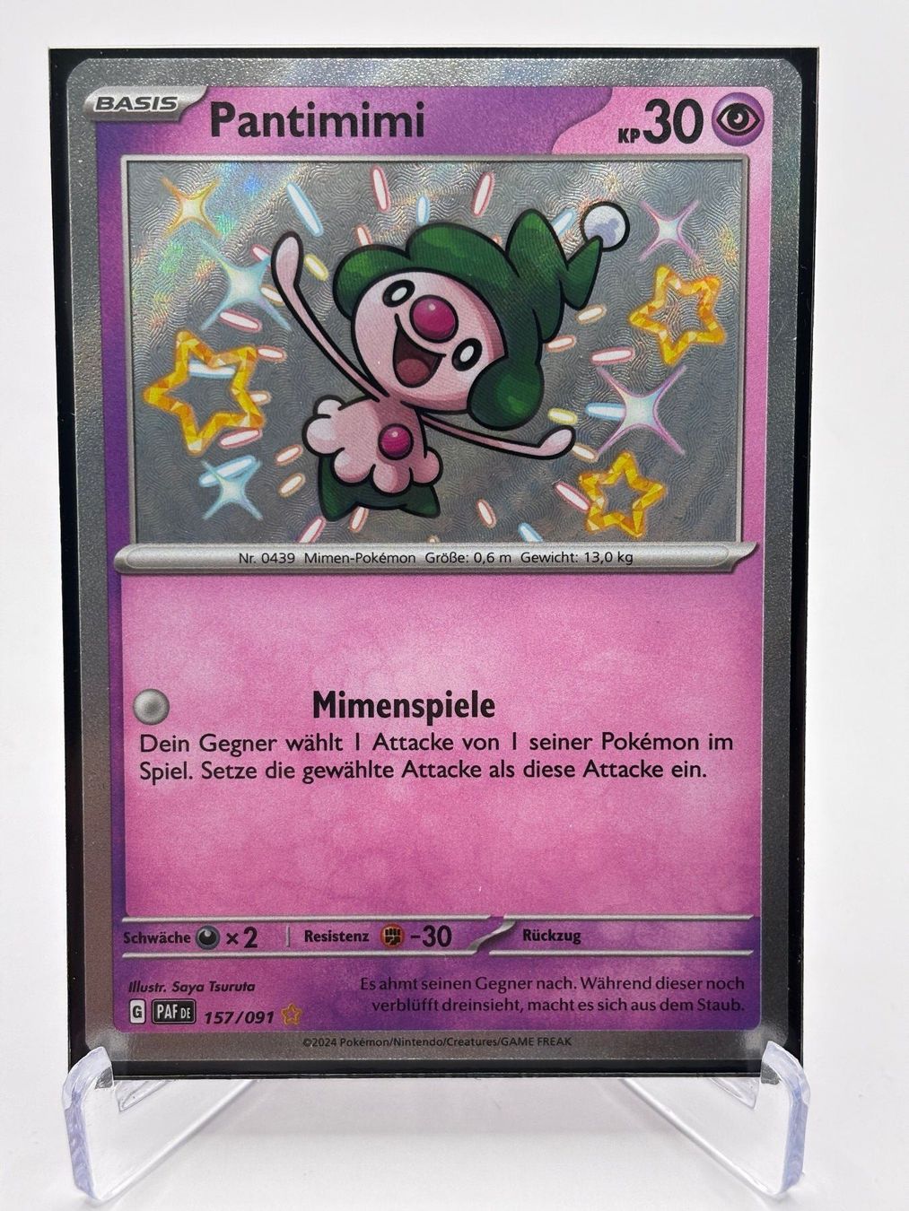 Pokémon Carte collezionabili: Paldeas Schicksale - Pantimimi  (PAF 157) - DE – Nuovo (secondo la descrizione) da Allschwil venduto da Bullach