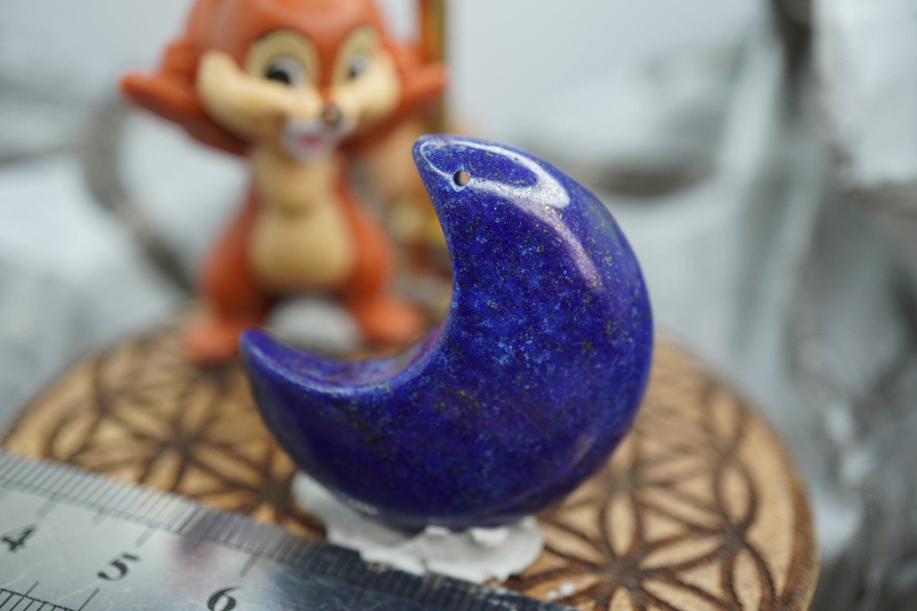 Minerali & Pietre curative: Lapis    Mond  35mm   ab  1.-     Räumung  TOPSTONE – Nuovo e nell'imballaggio originale da Eschenbach SG venduto da topstone 1
