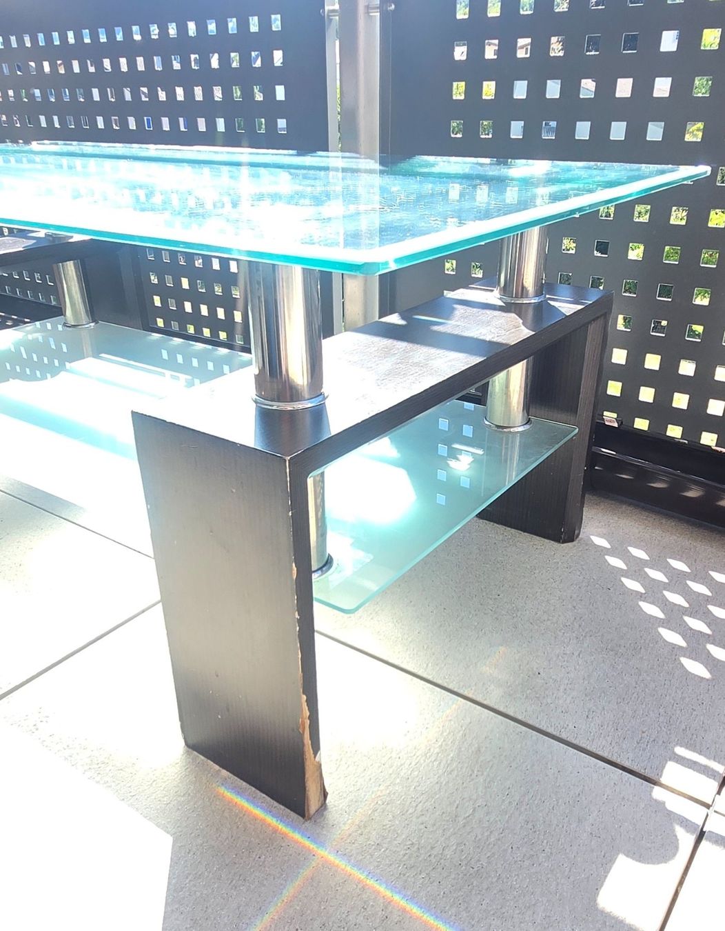 Tische: Table basse moderne en verre transparent – Gebraucht aus Collombey von pie_v5pv 2