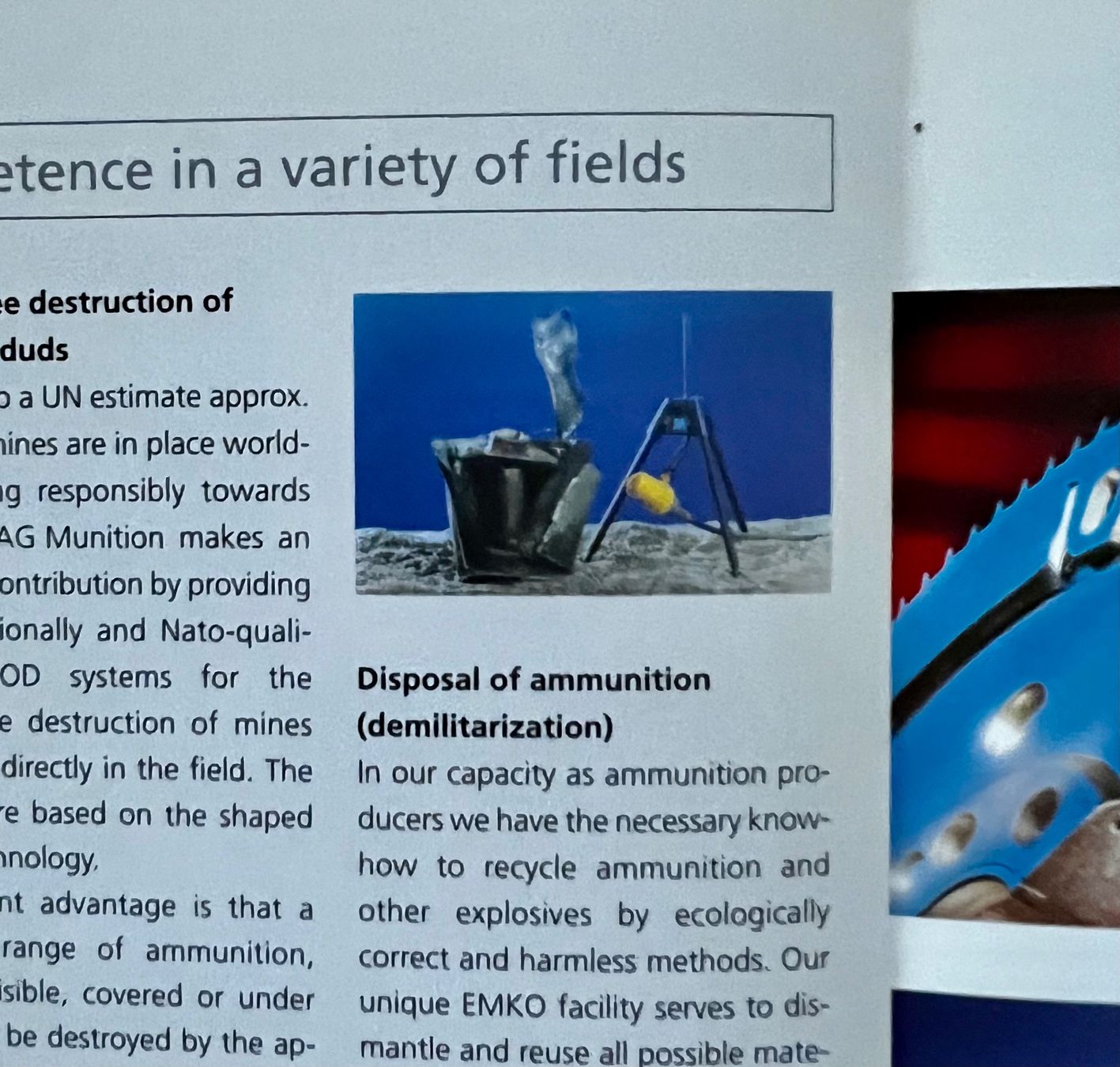 Schweizer Armee Documenti: RUAG flyer Bundled know-how for optimal target impact – Usato da Nyon venduto da 65d45 2