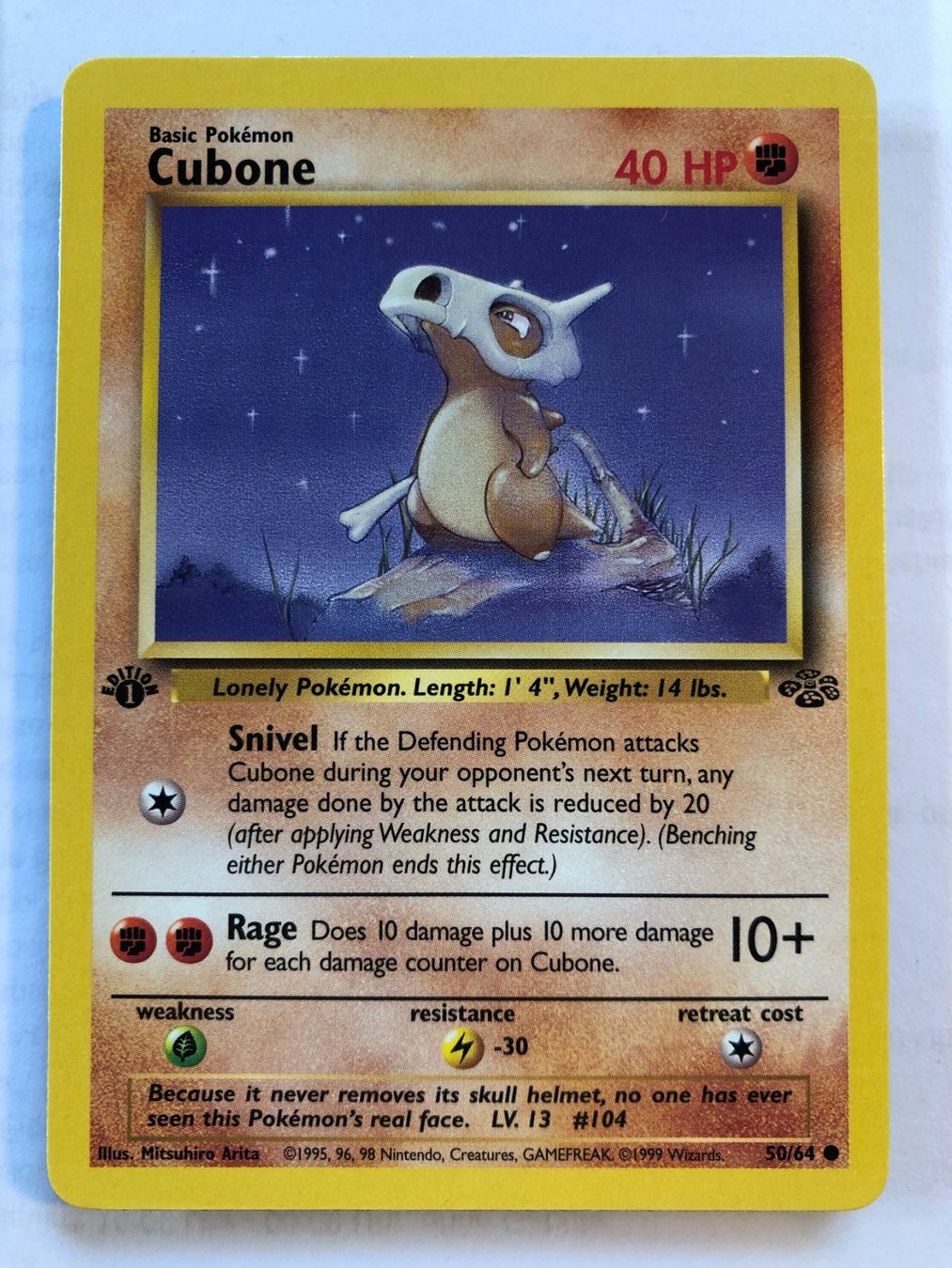 Carte collezionabili: Cubone 1st Jungle - MINT - ab 1.- – Usato da Giubiasco venduto da dan_pr8b