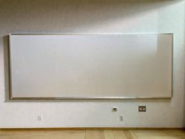 Whiteboard Wandmontage Tafelformat 300 x 120 cm WEISS NEU
