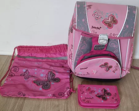 Butterfly Schulthek Schulranzen Schultasche Schulrucksack