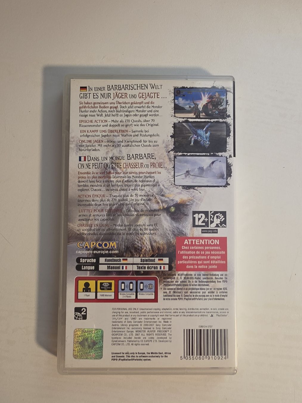 Sony Giochi: Monster Hunter Freedom 2 Sony PSP – Usato da Tafers venduto da whereyogamesat 1