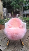 Schaffell in der Farbe baby rosa
