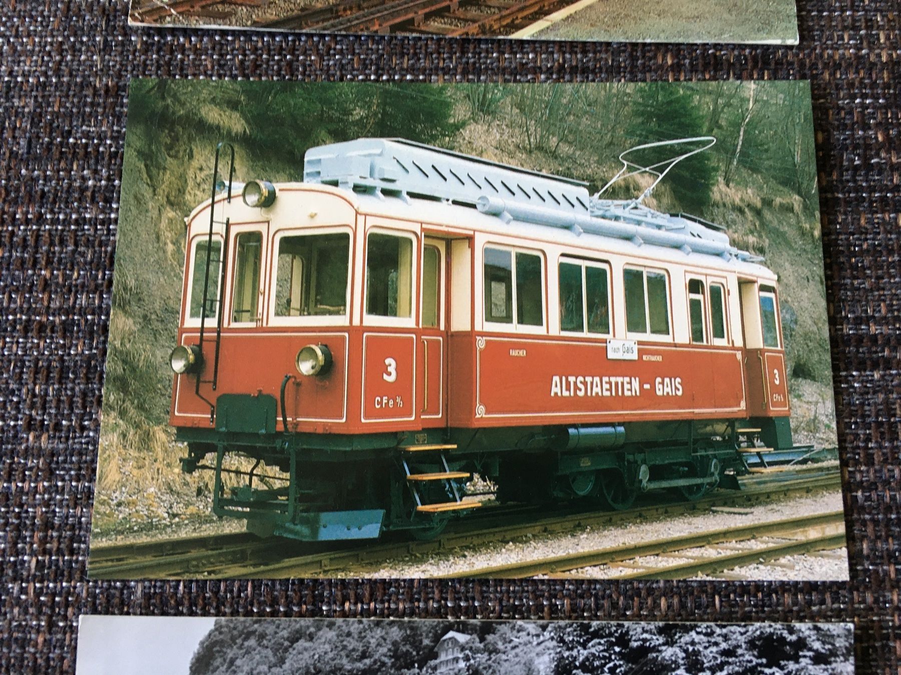 Cartoline postali: 3 Stk. AK Ansichtskarte Tram Triebwagen SBB etc. Lot3 – Usato da holziken venduto da Weston 2