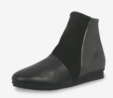 ARCHE Ninaty Schwarze Leder-Wildleder Stiefelette Gr. 41
