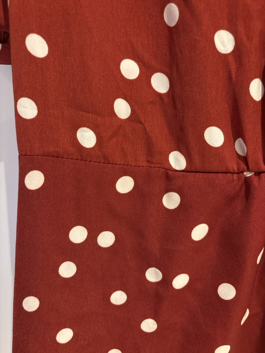 Nafnaf Vestiti: Naf Naf Kleid, Grösse 40, rot mit Pünktchen – Usato da Hilterfingen venduto da lavendu 1