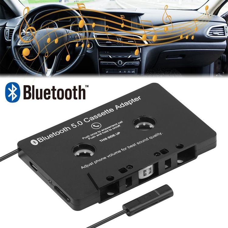 Auto Bluetooth Kassette CD Tape Adapter Car Audio Musik NEU