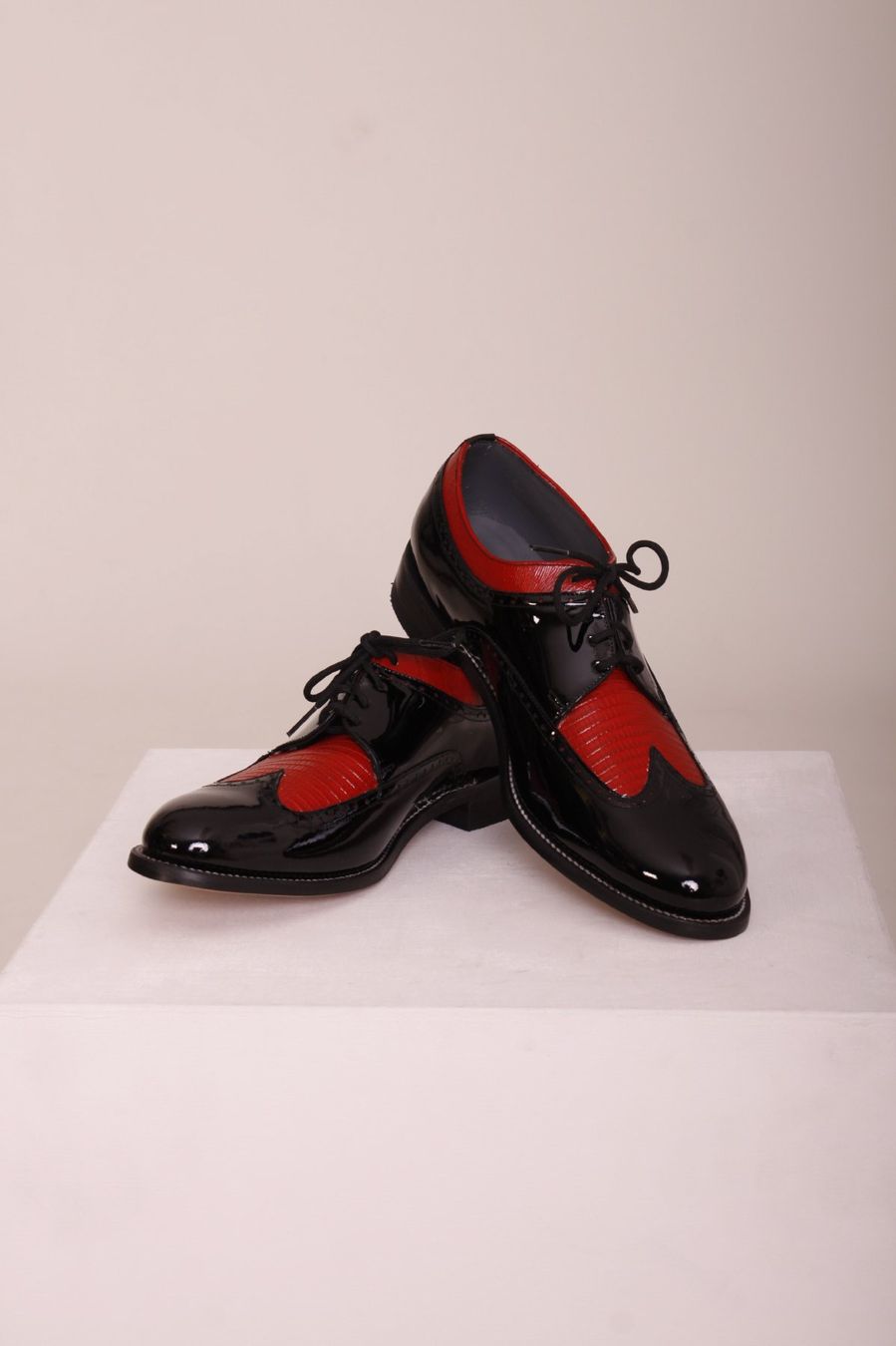 Scarpe da uomo: Herren Lackschuh, Rahmengenäht, Oldtimer, Vintage, two tone – Nuovo e nell'imballaggio originale da Suhr venduto da Hudson49 1