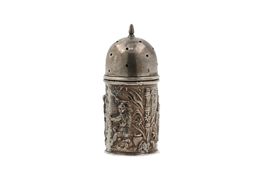Salzstreuer 925 Silber England um 1900 mit Ornamentik 66mm