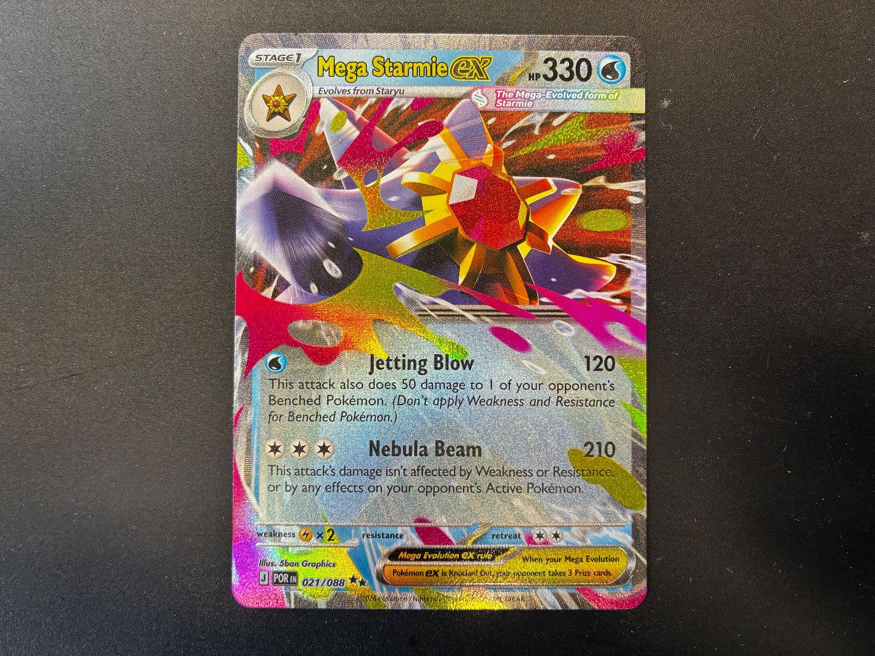 Pokémon Carte collezionabili: Mega Starmie - 021/088 - Perfect Order- en – Nuovo (secondo la descrizione) da Hütten venduto da yve_tf69