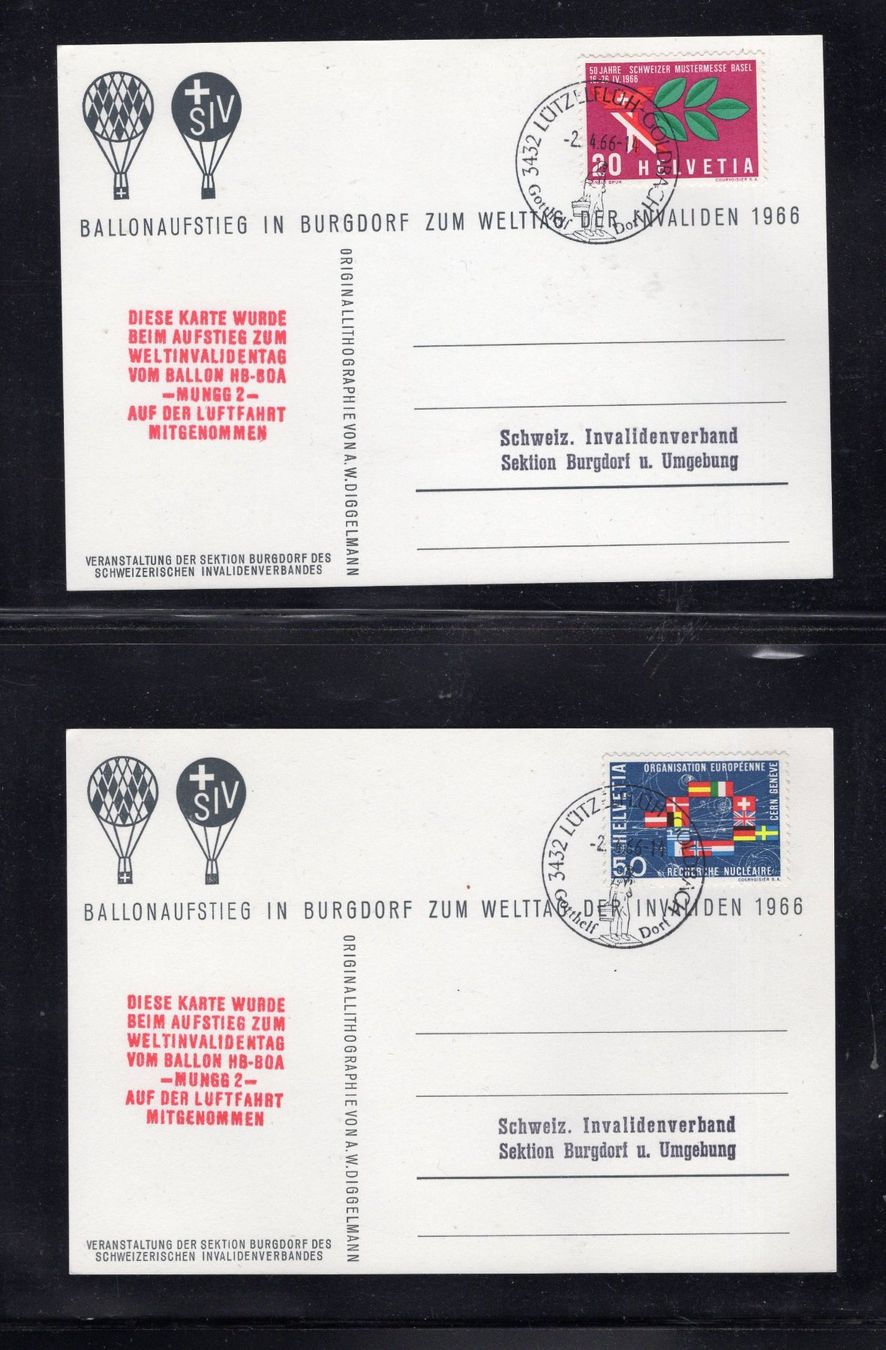 Tutti i francobolli: R2168  /  Carte postale vol en ballons illustrées – Usato da Ste-Croix venduto da MONT-TAGNAC 1