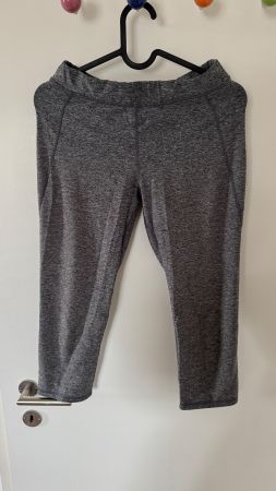 Sport Tights 3/4 von H&M Grau, Gr. S