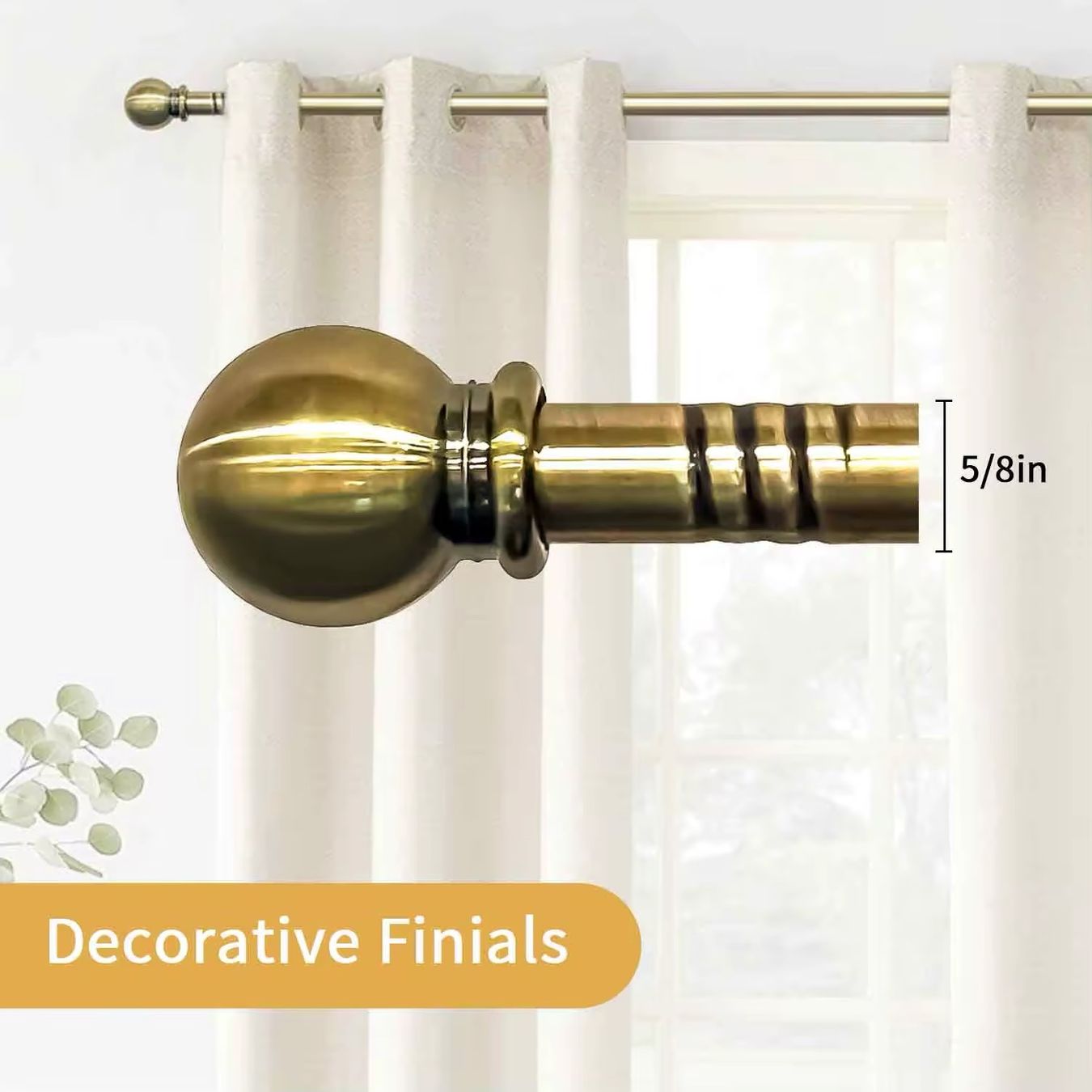 Wandhalterungen: 2 barres de rideaux 2.65m avec Fixations simple et double – Neu und originalverpackt aus Bottens von 2Lens 1