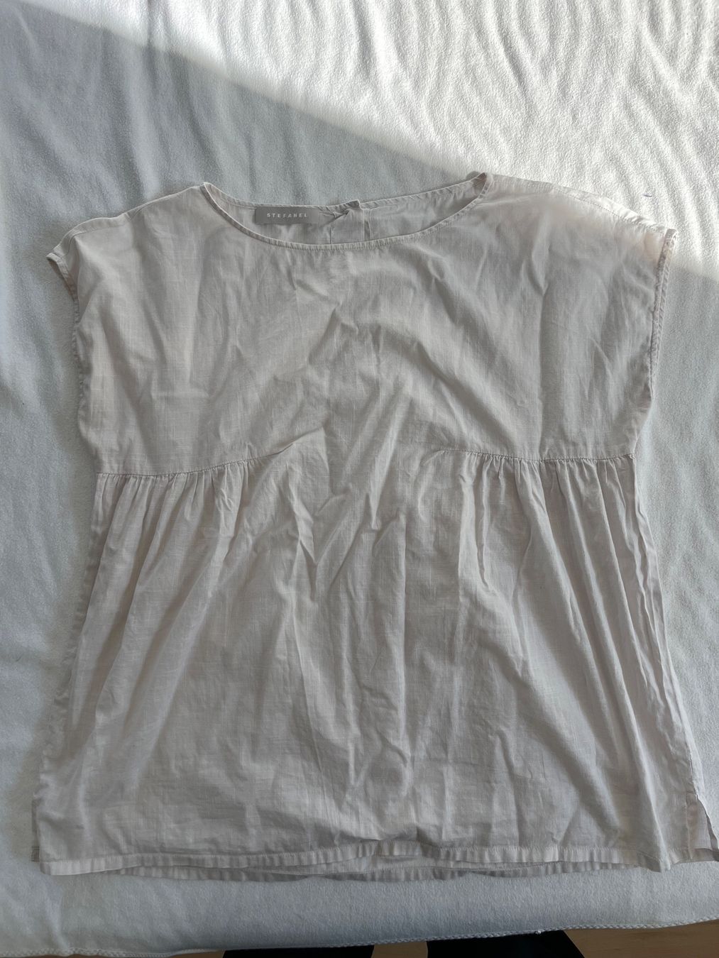 Stefanel Blusen: Stefanel Top Offwhite – Gebraucht aus Winterthur von buyerricard