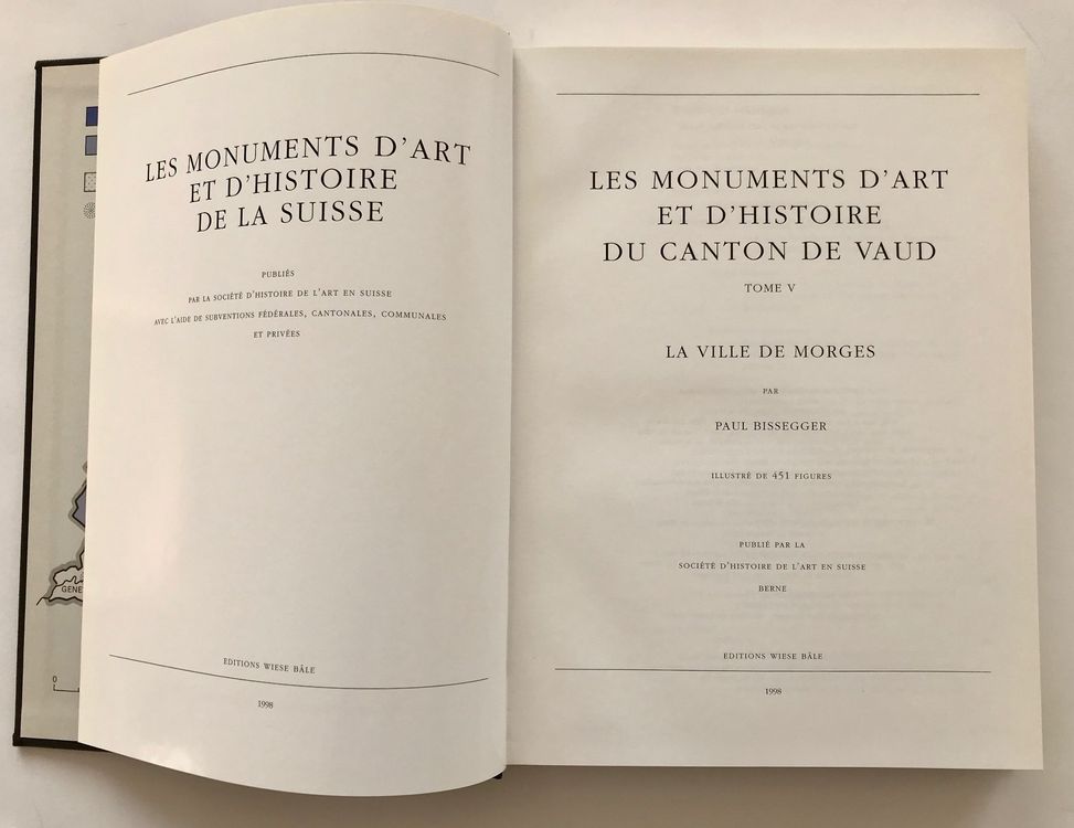 Les monuments d'art et d'histoire du canton de Vaud,4 tomes 7
