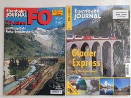 Eisenbahn Journal Heft "75 Jahre FO" & "Glacier Express"