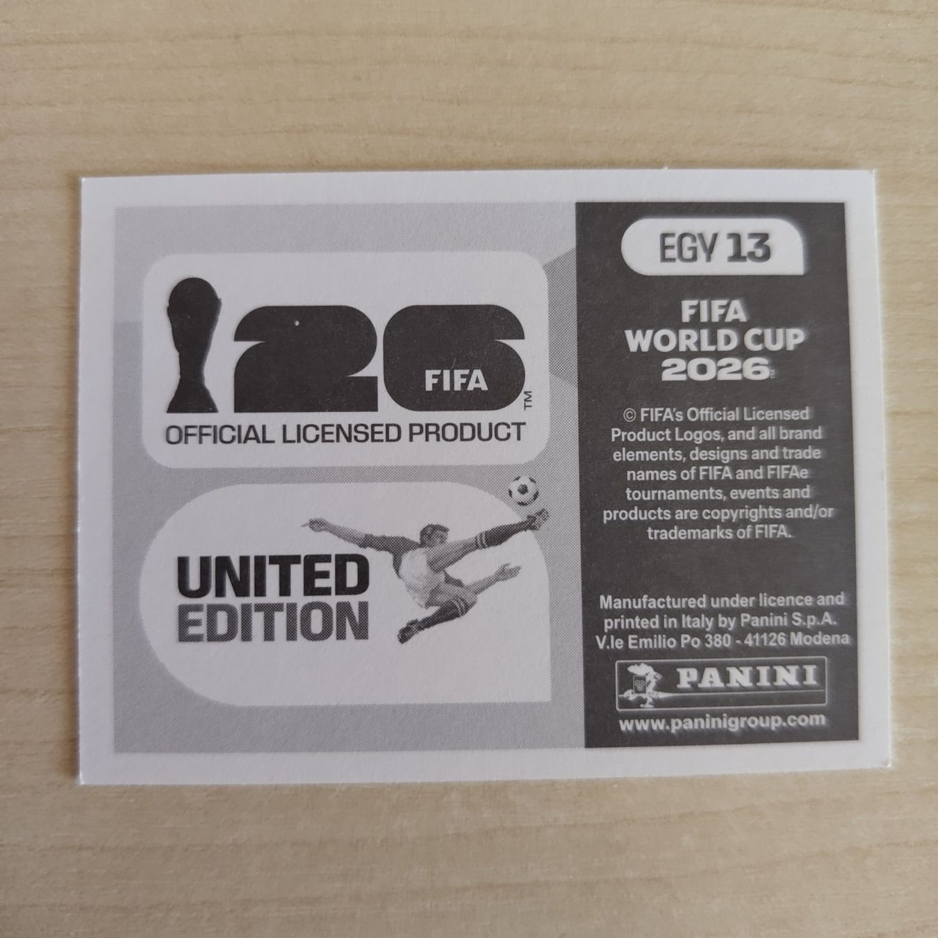 Panini Sammelbilder & Trading cards: TEAMFOTO, EGY 13, Panini WM 2026 – Neu (gemäss Beschreibung) aus Dietlikon von itmo 1