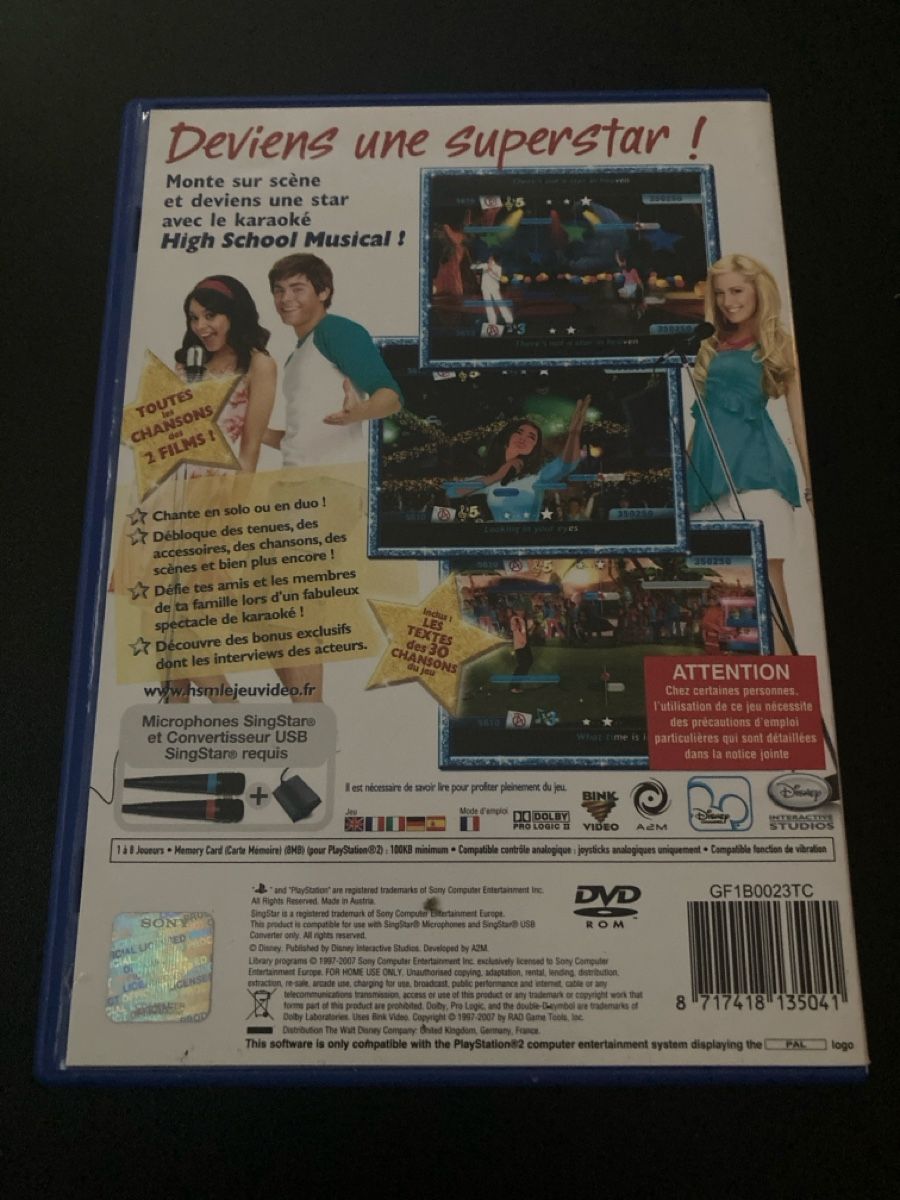 Sony Jeux: Playstation 2 Game High School Musical – D'occasion à Ins par teamfairerdeal 1