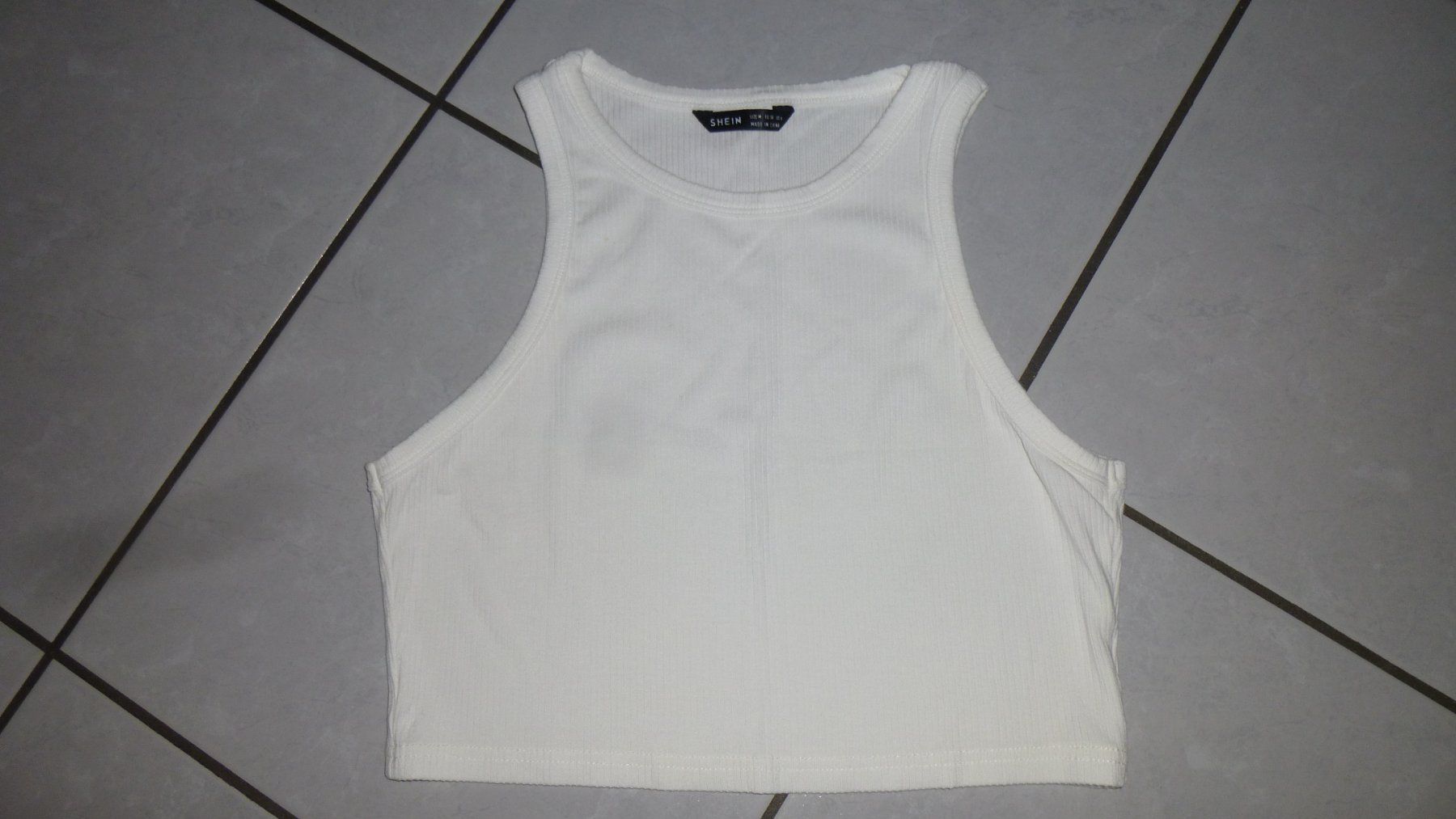 Shein Top: Damen-Top crème-weiss / M – Usato da Triengen venduto da misterpicknicker