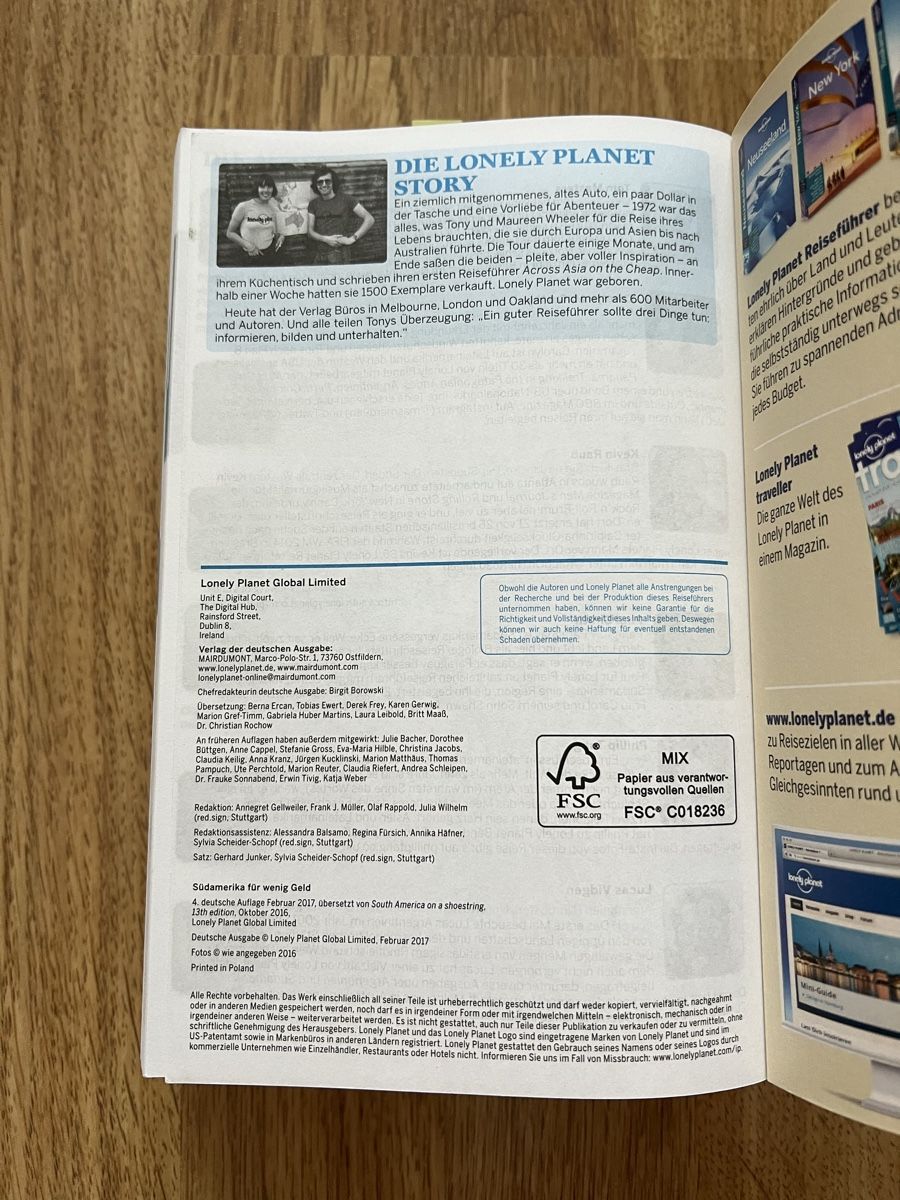 Libri: Südamerika Reiseführer – Nuovo (secondo la descrizione) da Embrach venduto da selviv 4