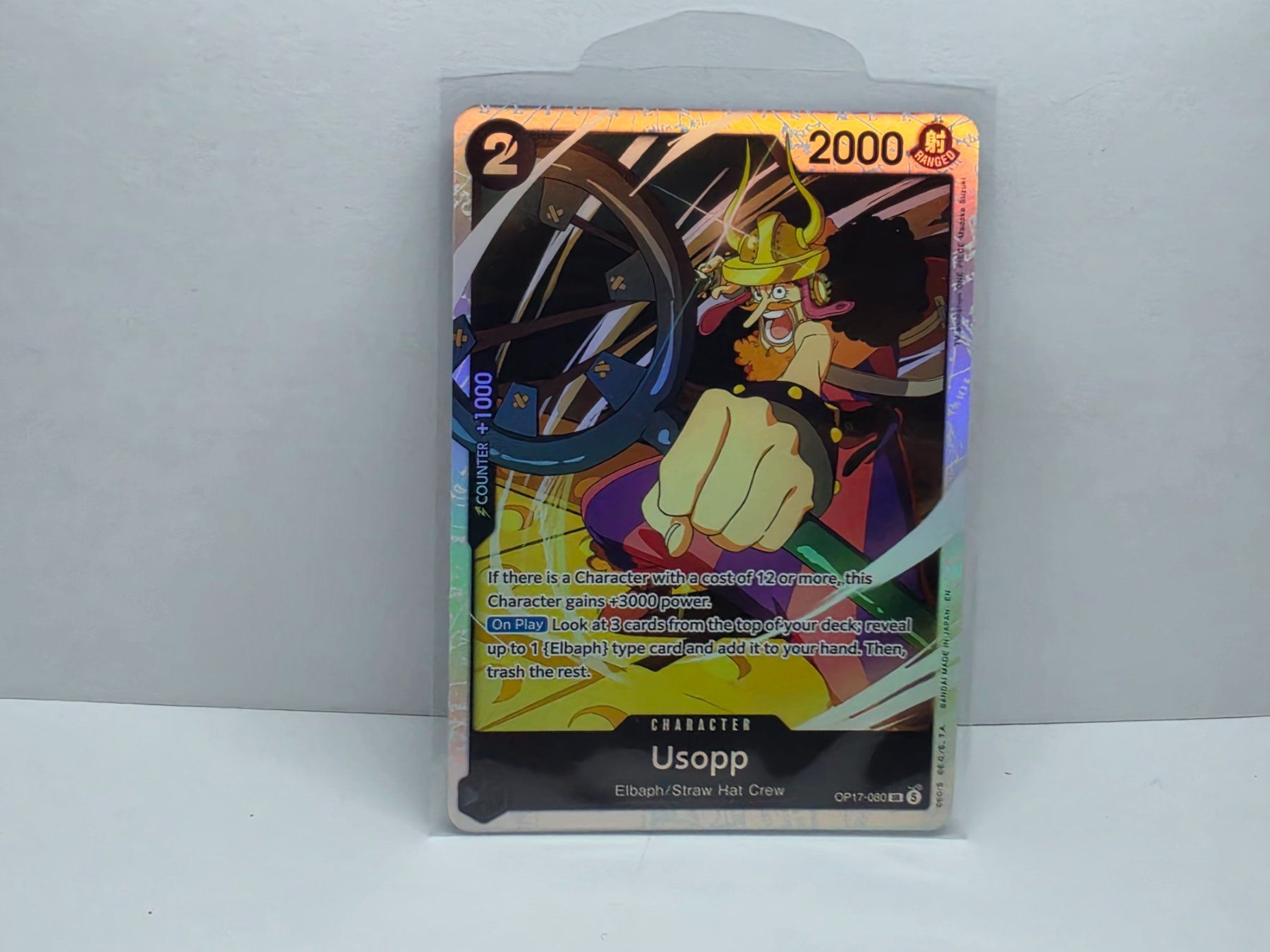 Bandai Cartes à collectionner: One Piece Usopp OP17-080 SR – Neuf (Voir description) à Biel/Bienne par ManaTavern