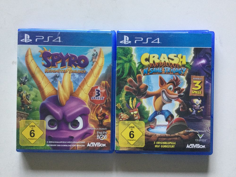 Spyro the Dragon und Crash Bandicoot Collection (Gebraucht) in Au SG ...