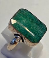 Smaragd Fingerring Silber