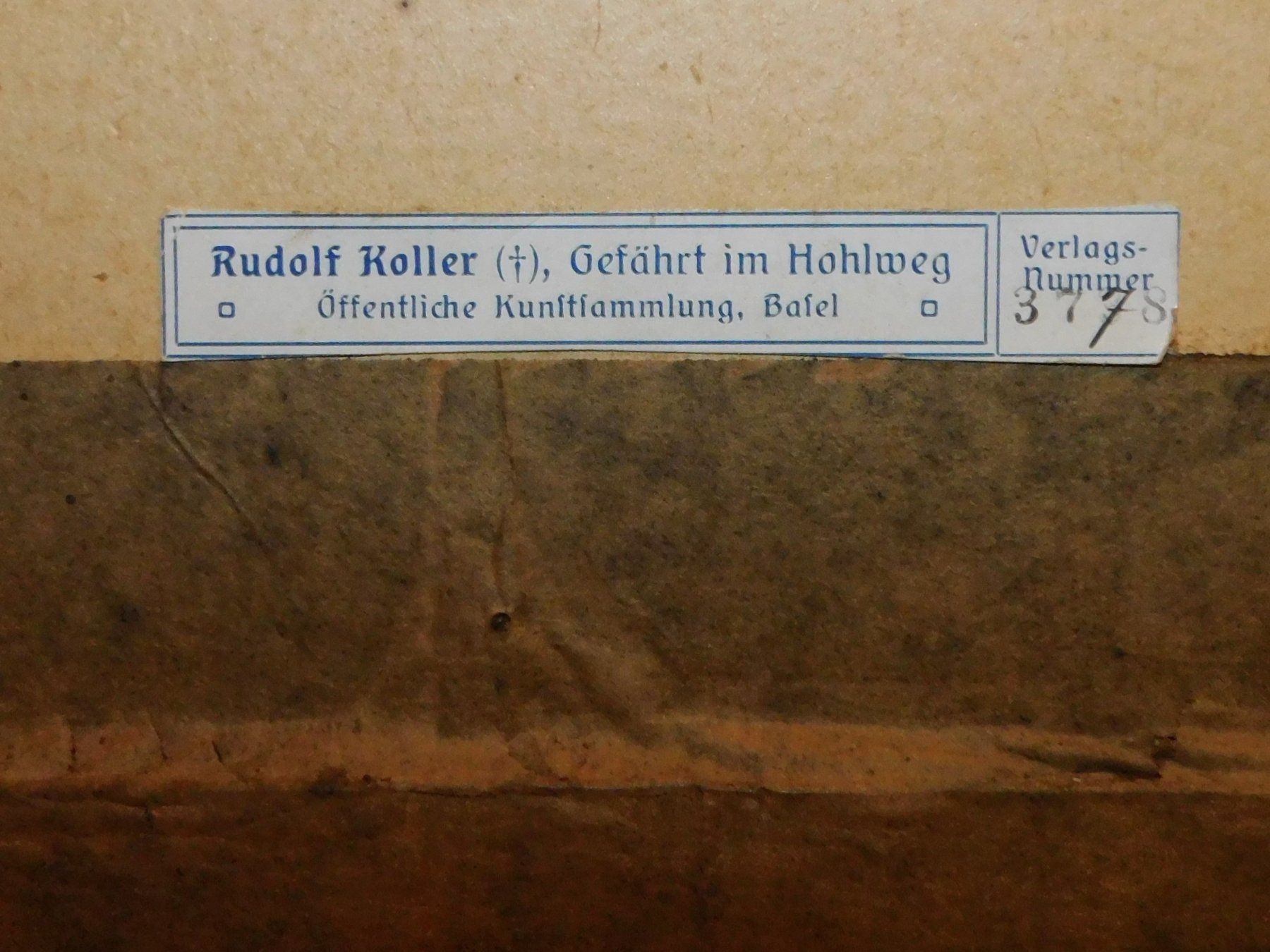 Foto & Immagini: Gotthard Kutsche v Koller schöne alte Graphik gerahmt – Usato da Sursee venduto da 76 4