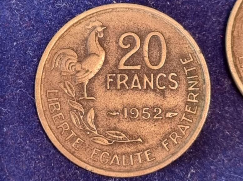 Tutti le monete: France:20 FF 1952 + 1952B – Usato da Bure venduto da chap981 4