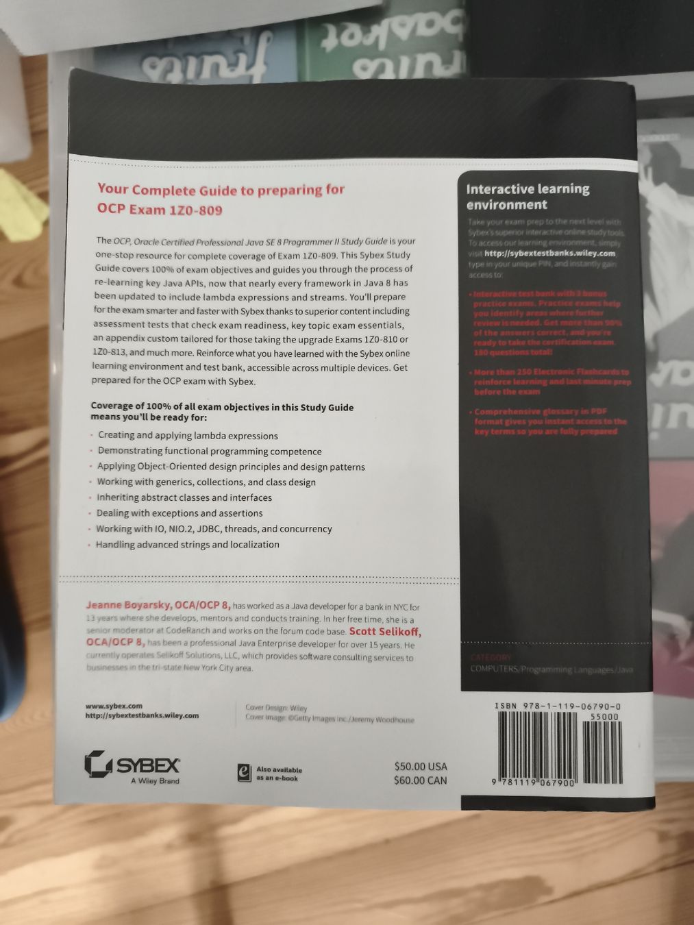 Libri: OCP Oracle Certified Professional Java SE 8 Programmer II – Usato da Genève venduto da EMellau 1
