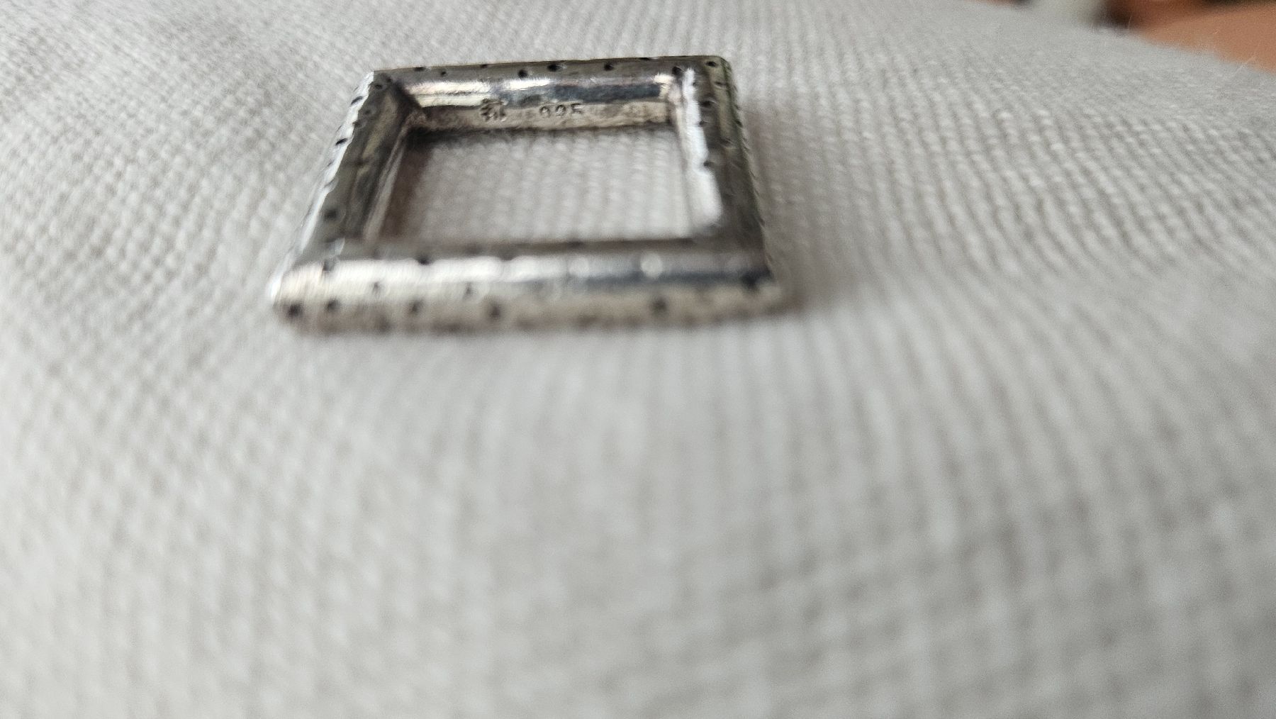 Bagues: Quadratischer Ring  925 Silber – Neuf (Voir description) à Bülach par ane_yn2b 1