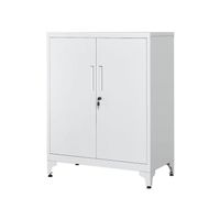Aktenschrank Mehrzweckschrank Büroschrank aus Stahl ALENA