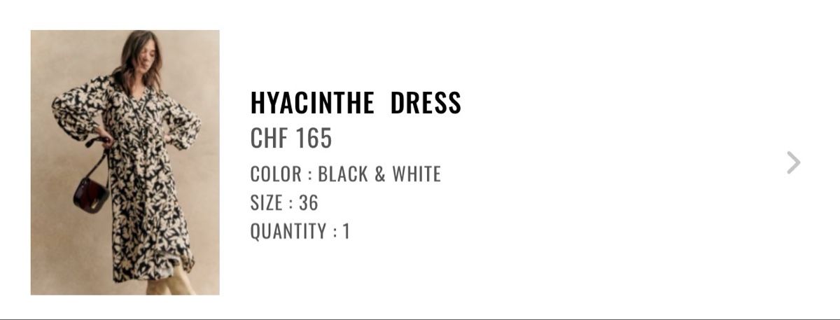 Sezane Vestiti: Sézane Hyacinthe Kleid Gr. 36 – Usato da Zollikofen venduto da liindaaa 5