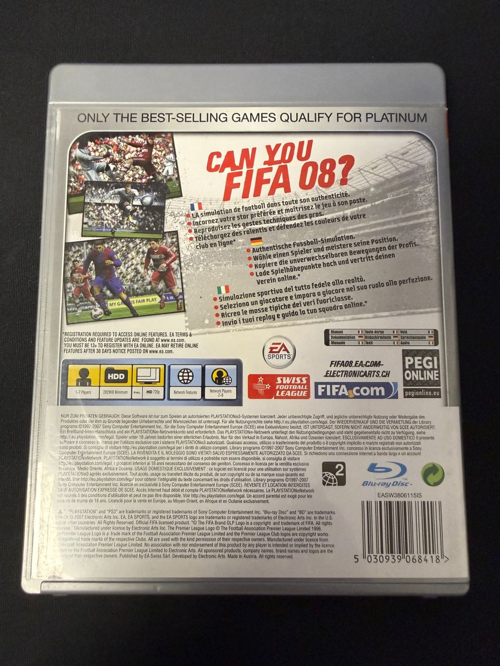 Sony Spiele: Fifa 08 - PS3 – Gebraucht aus Pont-de-la-Morge von Darfal 2