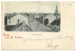 Gruss aus St. Ludwig - St-Louis - Basel - Bijouterie - 1898
