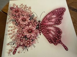 Karte-Grusskarte-Smile everyday-Freunde-Painting-Selfmade