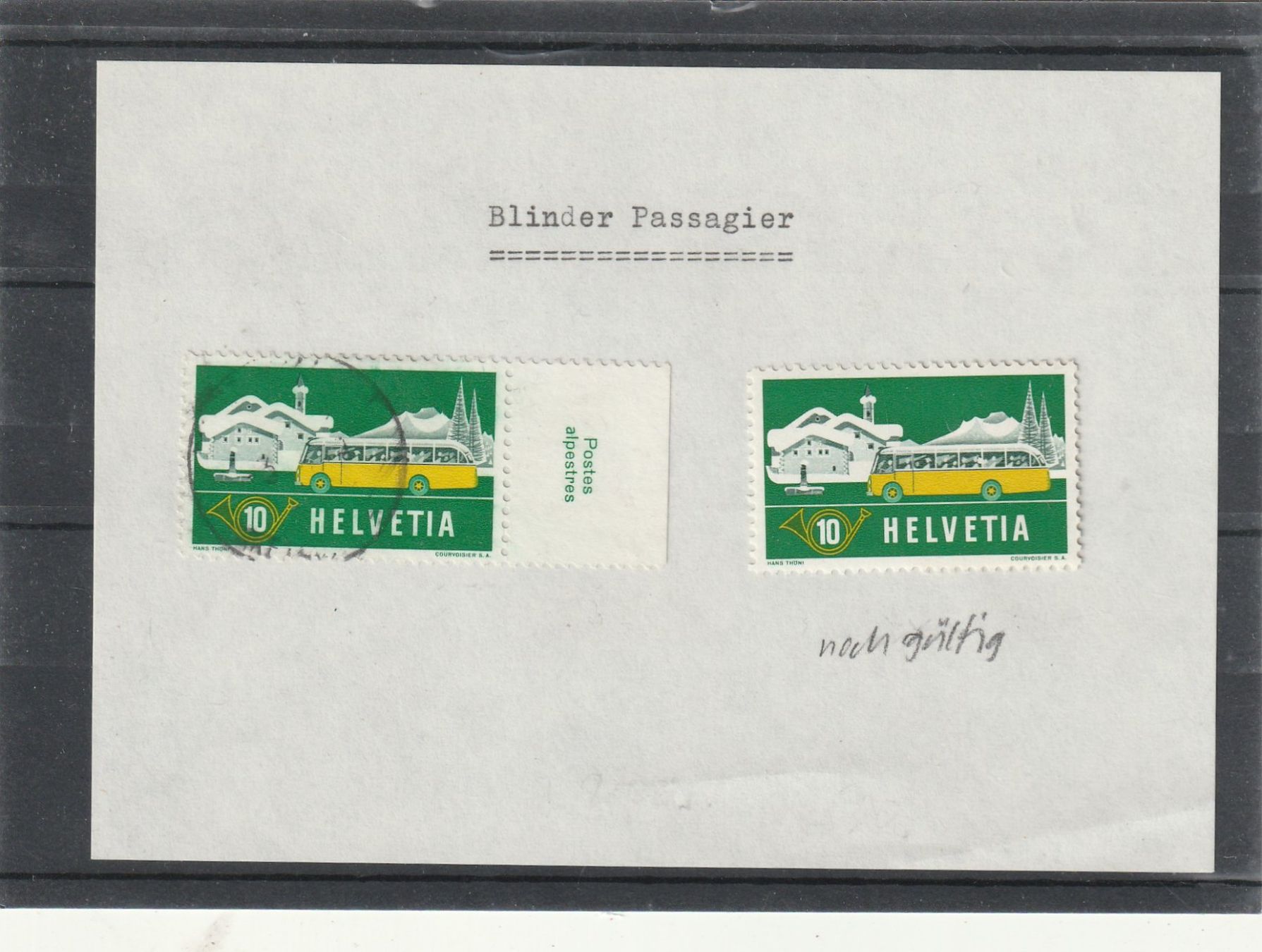 Alle Briefmarken: 2 x Zu. Nr. 314 Pf1 – Gebraucht aus Rorschacherberg von fratovi2