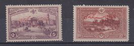 Türkei 1914:  aus Kapitulationen: 5 + 10 Pia * - Kat. 270.--