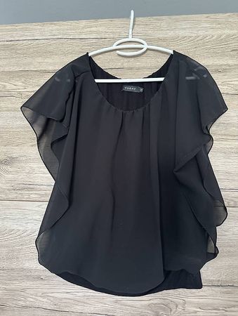 TODAY Bluse Damen Gr. M/38  Schwarz