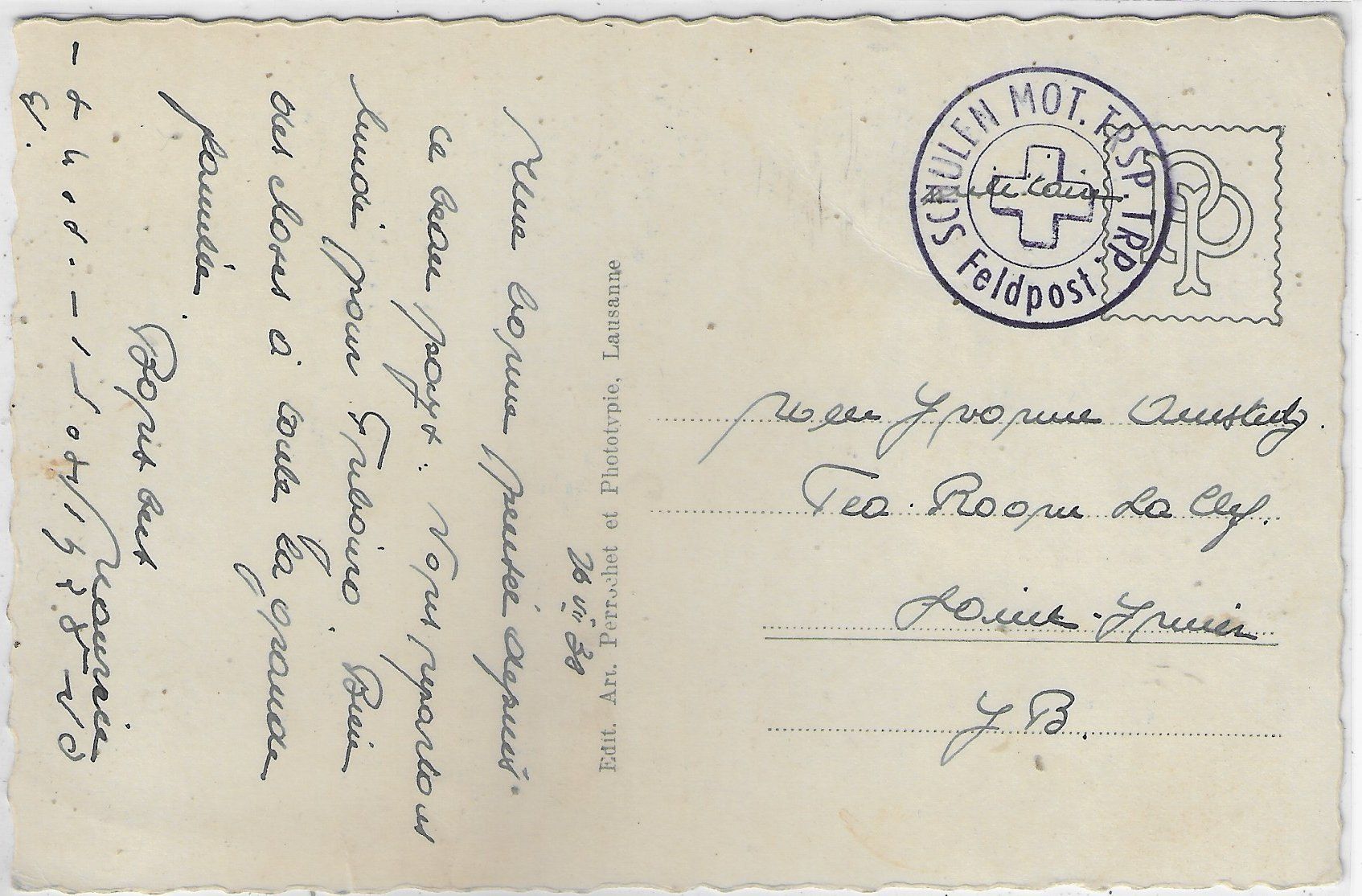 Cartoline postali: Col de la Forclaz – Usato da Ettingen venduto da Kartenplanet 1