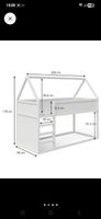 Kinder Hochbett/Haus weiss, Top!