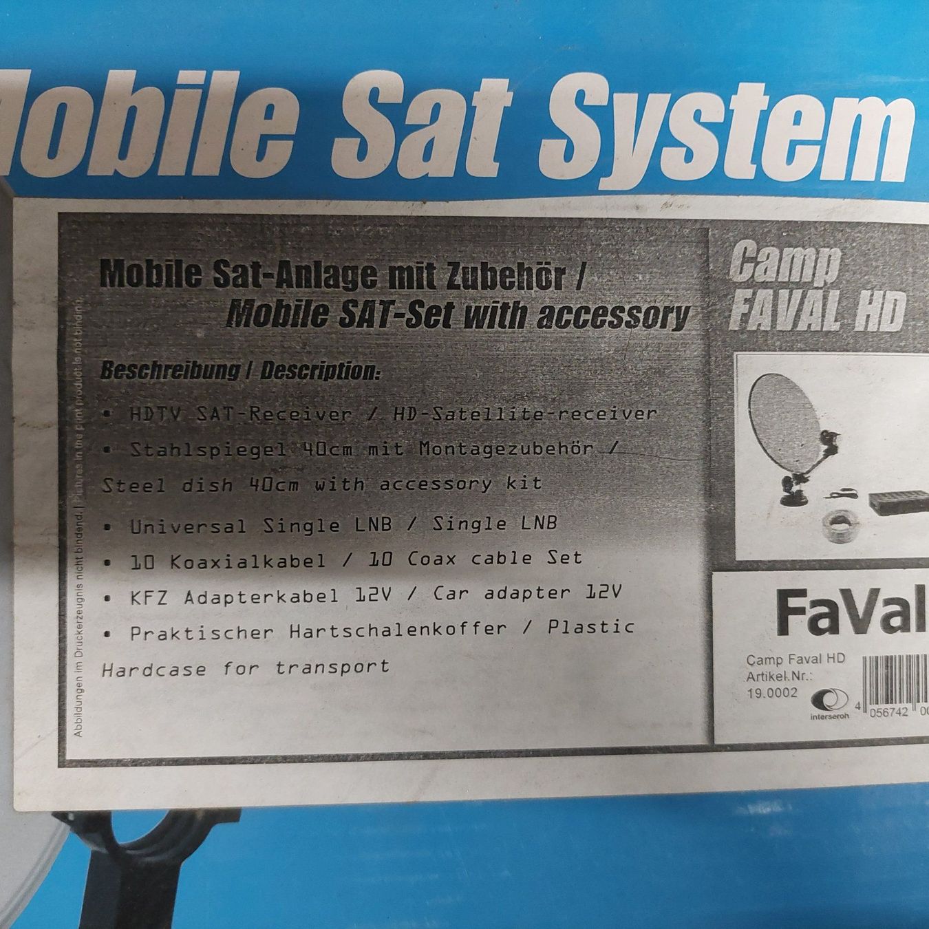 Satellitenschüssel: Mobile Sat-Anlage mit Zubehör / Neu – Neu und originalverpackt aus Konolfingen von mog03 2
