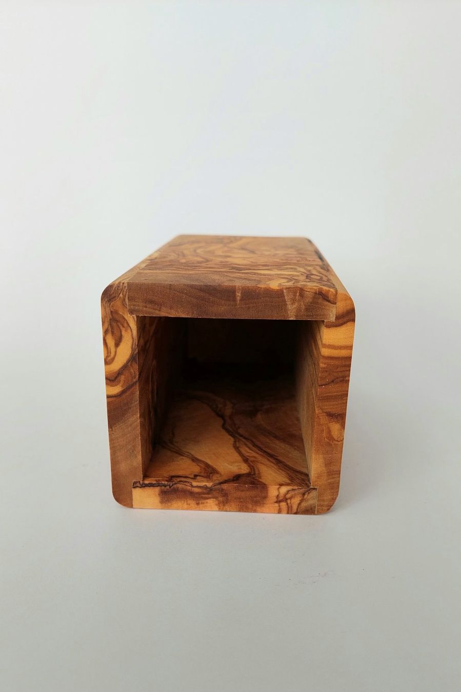 Set di posate: Olivenholz Kellen & Löffel im Olivenholz Behälter – Nuovo e nell'imballaggio originale da Hüntwangen venduto da Elyha 2
