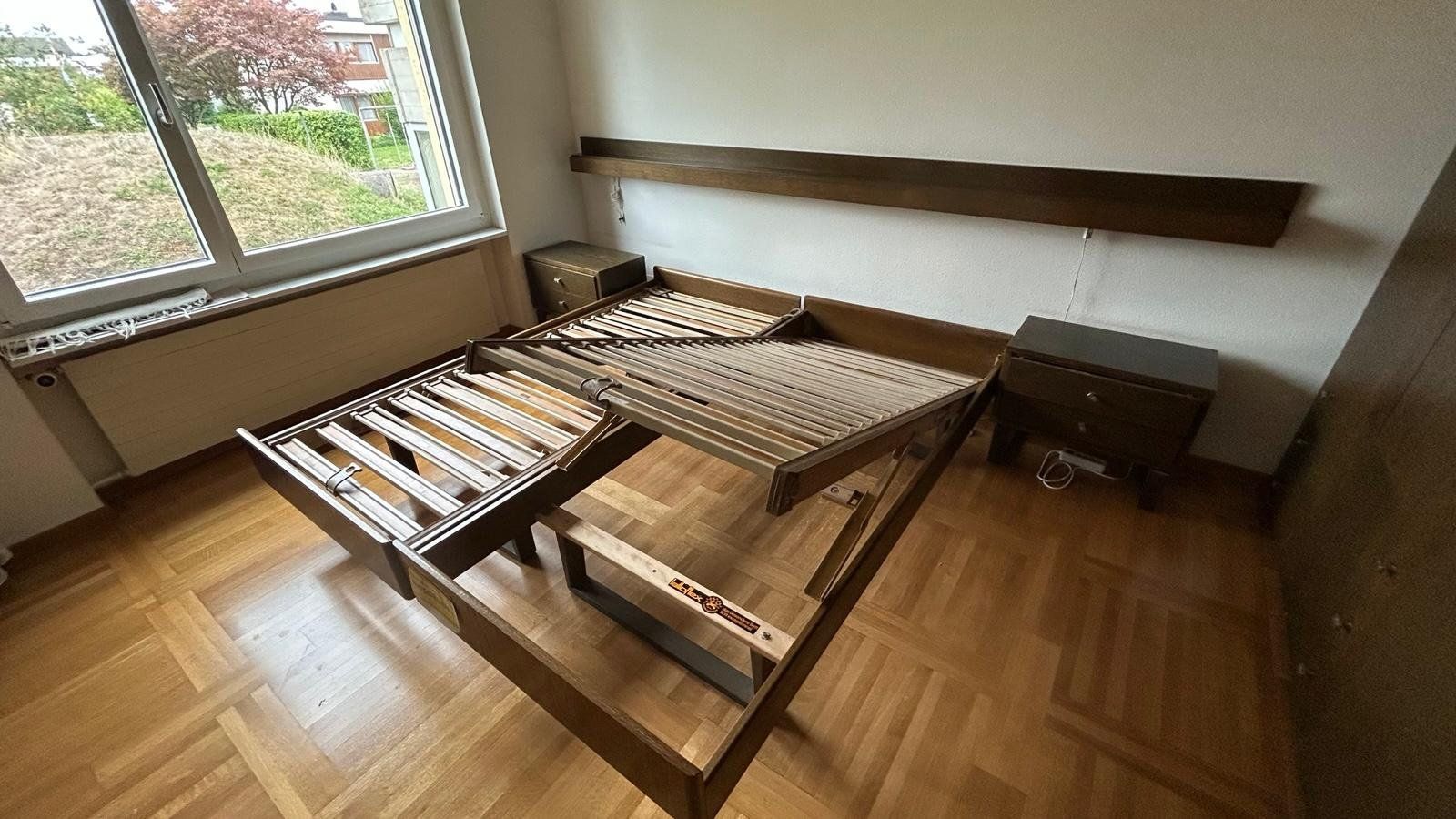 Letti: Doppelbett Holz mit Lattenrost – Usato da Lenzburg venduto da fumike 3