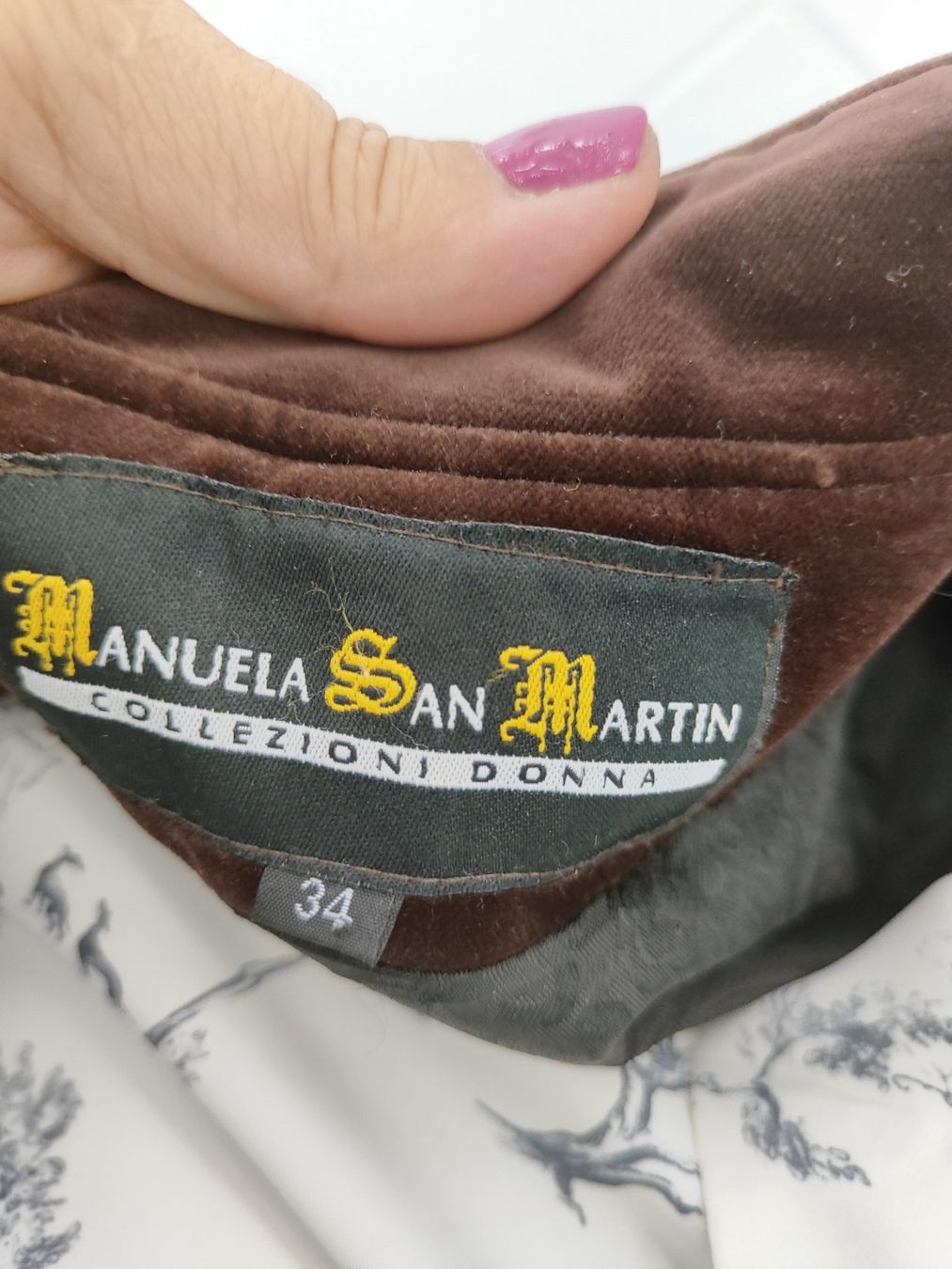Giacche: Samt Damen Blazer GR 34 – Usato da Langnau am Albis venduto da Judithsebi 4