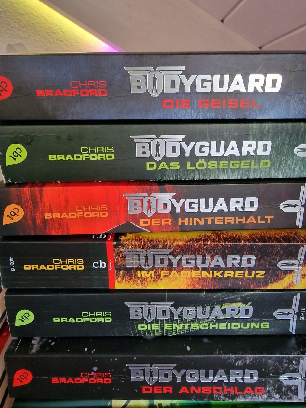 Libri: CHRIS BREDFORD -  BODYGUARD 6 Bücher – Usato da Wildberg venduto da mantas07