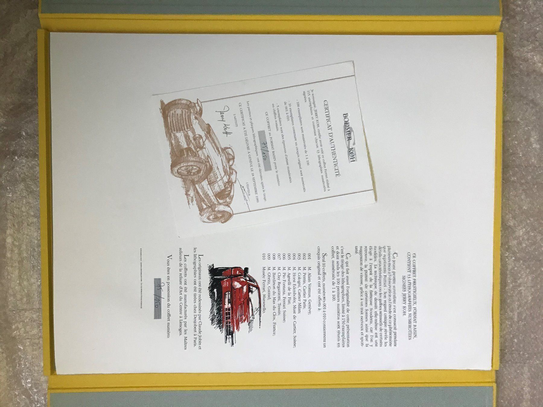 Manufactum Leinwände & Keilrahmen: Coffret de tableaux  FERRARI (neuf!!!) – Neu und originalverpackt aus Nyon von data-comm 1