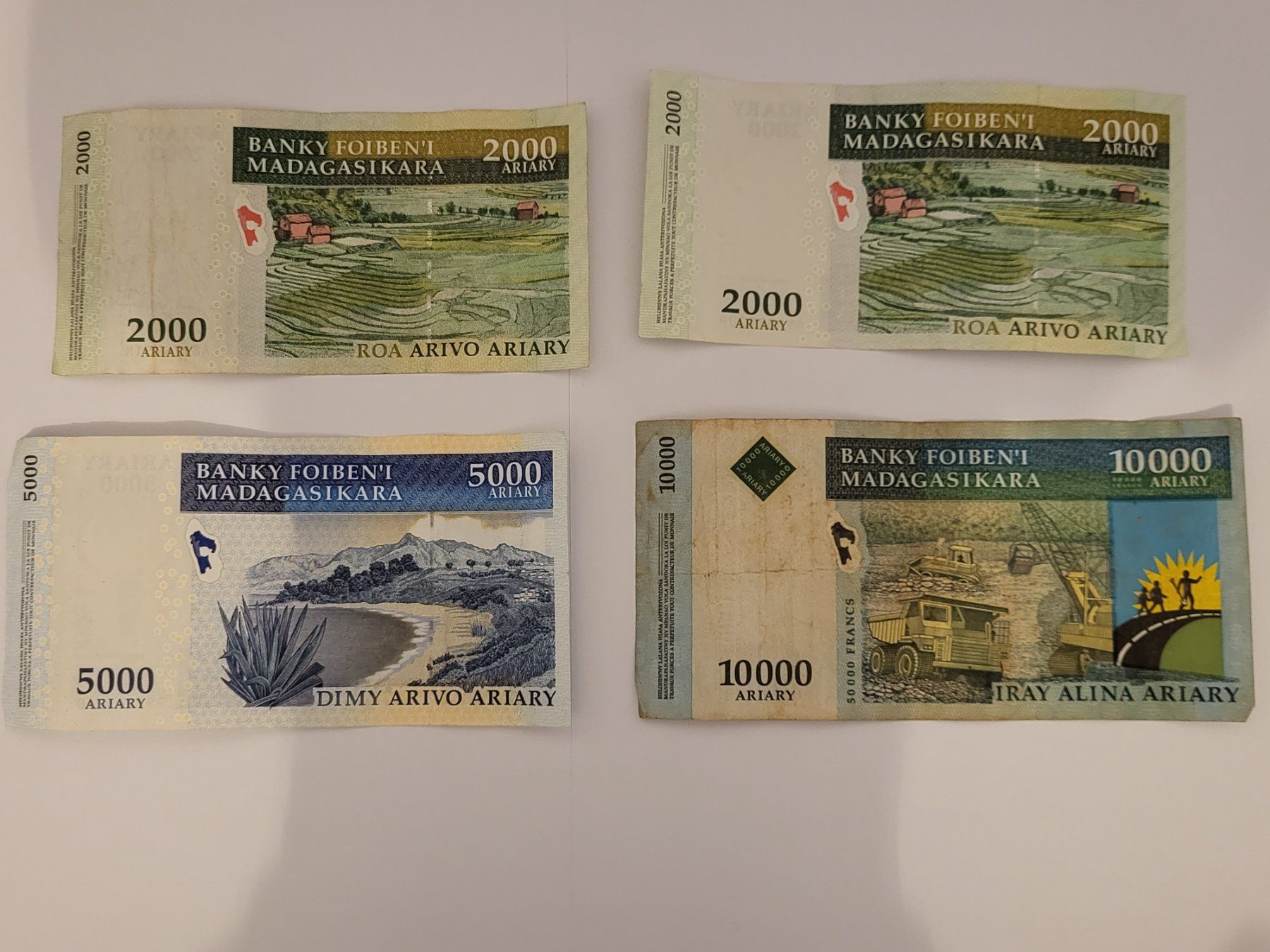Banconote: Banknoten aus Madagascar – Usato da Pravidondaz venduto da LVtik 2